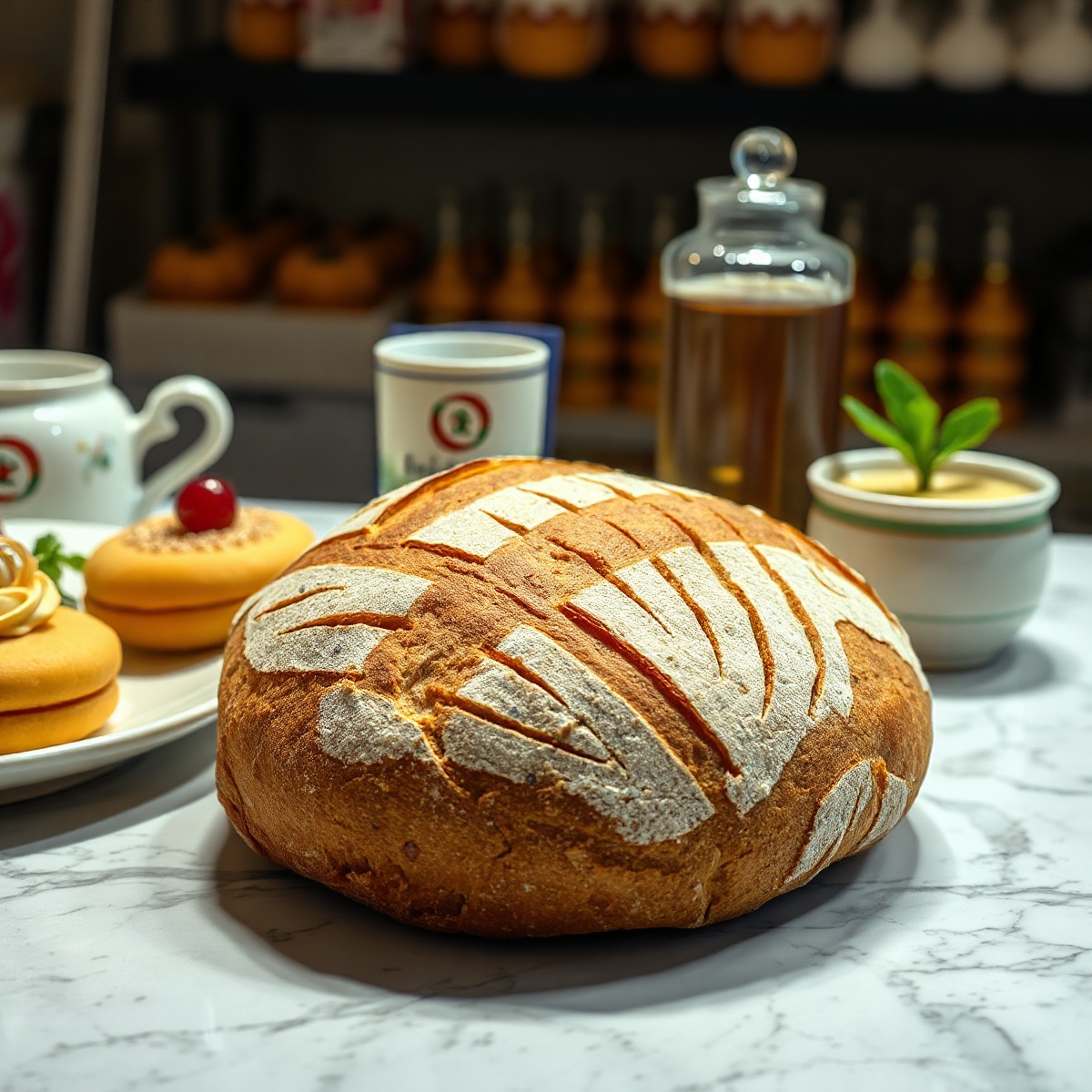 Pain de campagne au feu de bois
