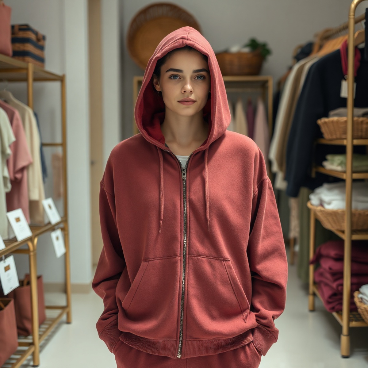 Hoodie Oversize Zip