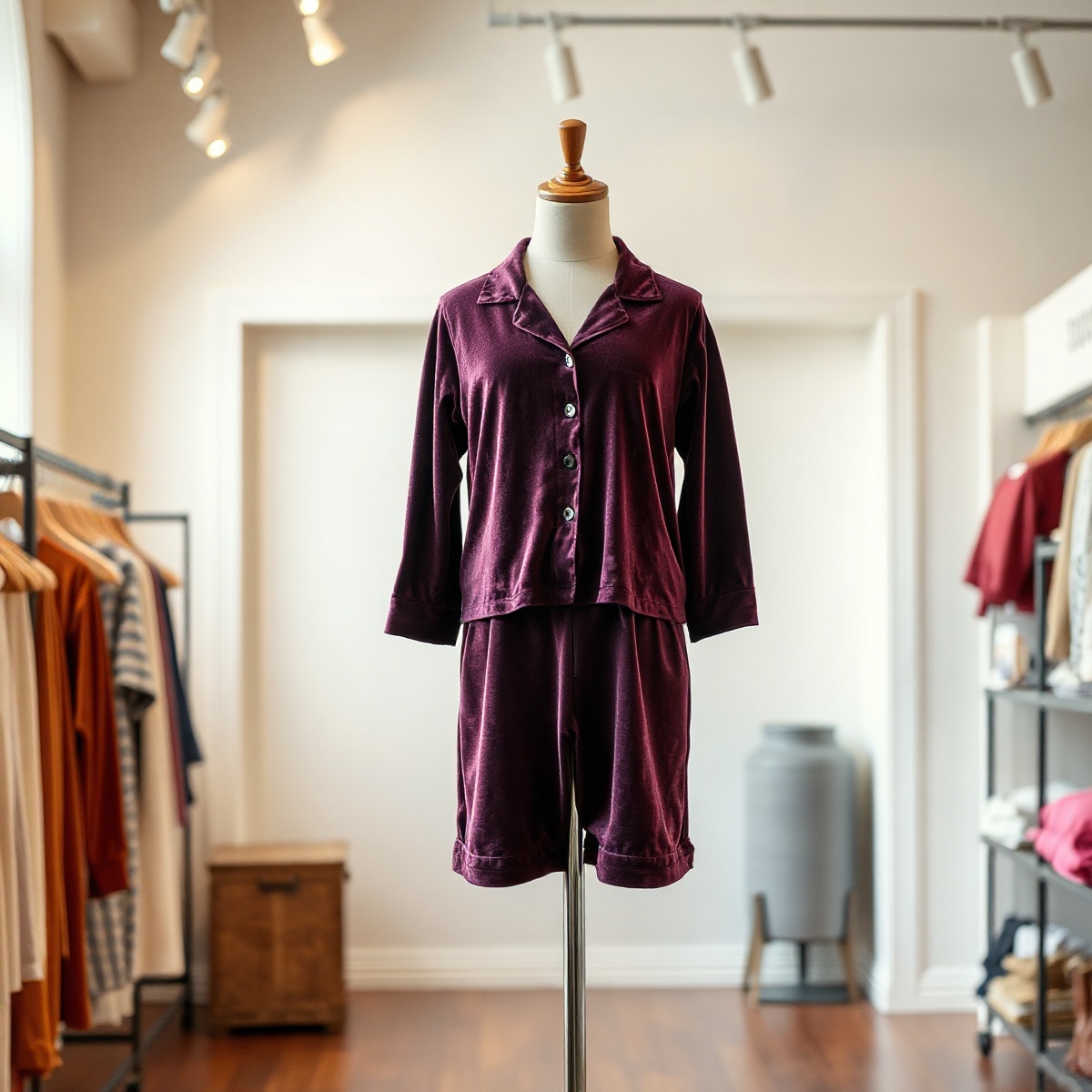 Ensemble pyjama velours 2 pièces